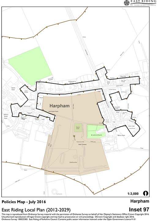 Harpham Development Boundaries